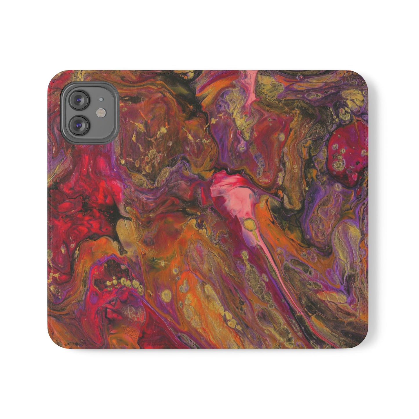 Autumn's Glow Flip Phone Case for iPhone 11 – 16 Pro, Samsung 21 – 22 Series