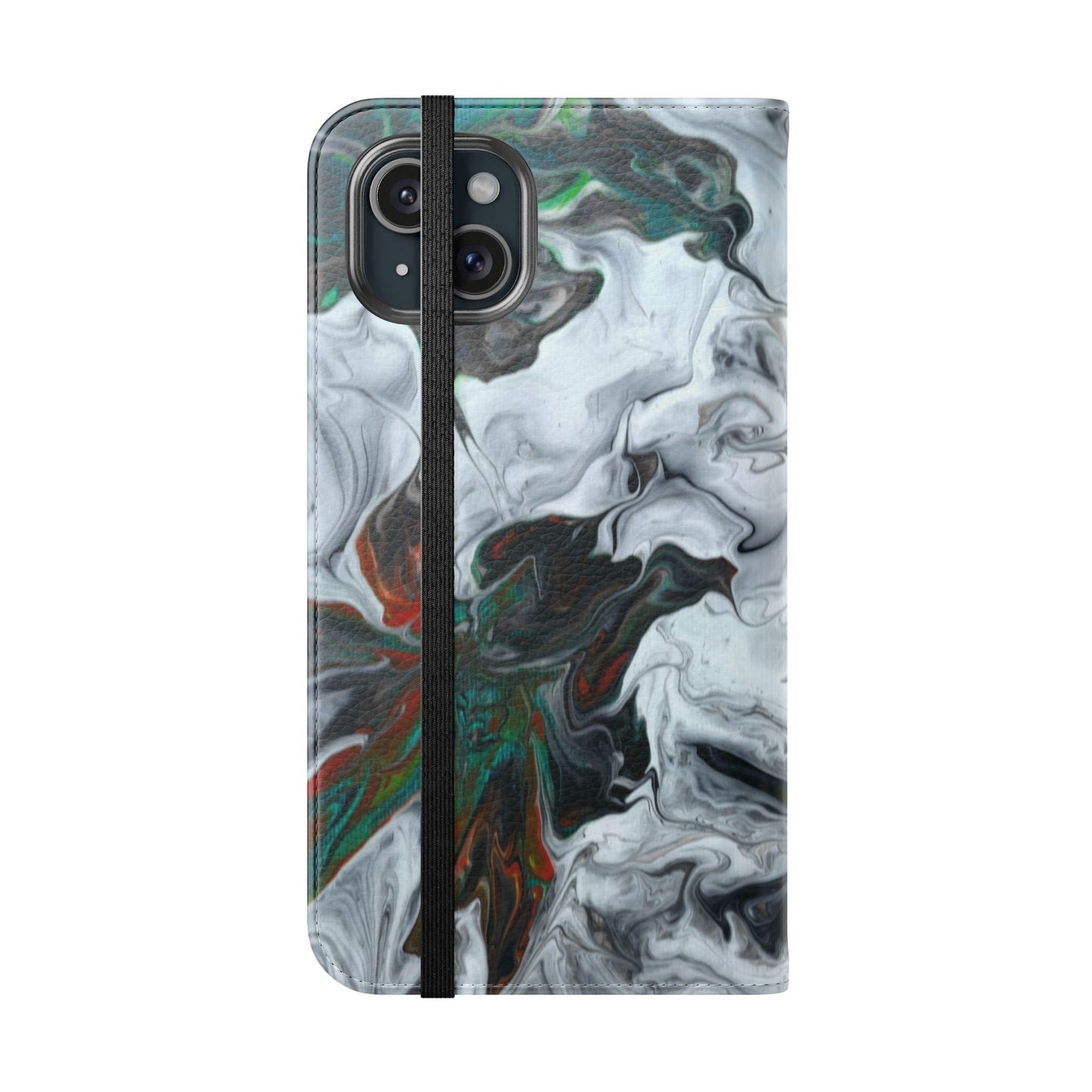 Colorful Symphony Flip Phone Case for iPhone 11 – 16 Pro, Samsung 21 – 22 Series
