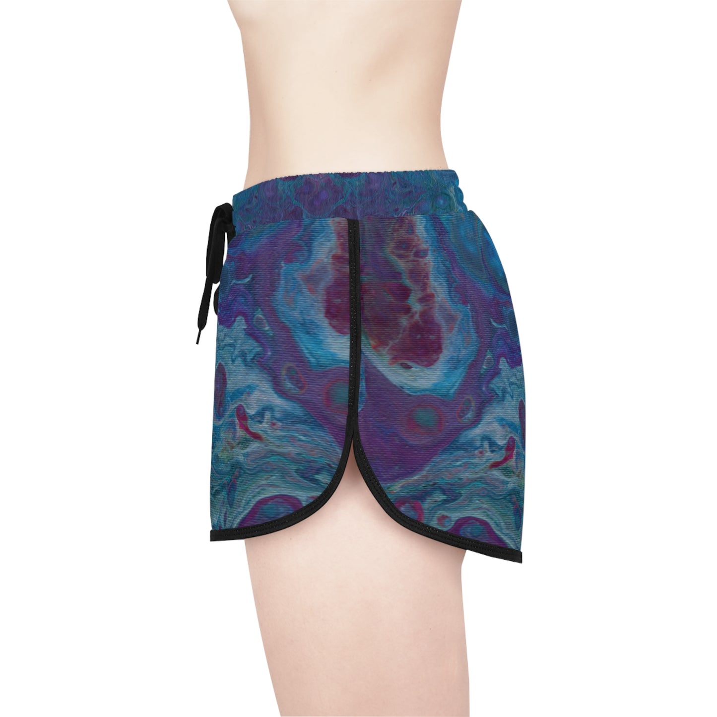 Women's Relaxed Shorts - Azure Seas