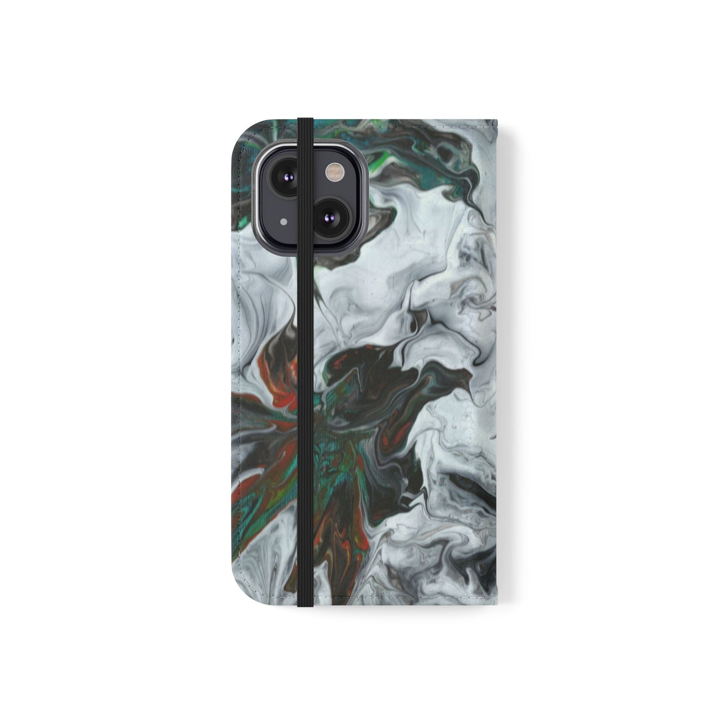 Colorful Symphony Flip Phone Case for iPhone 11 – 16 Pro, Samsung 21 – 22 Series