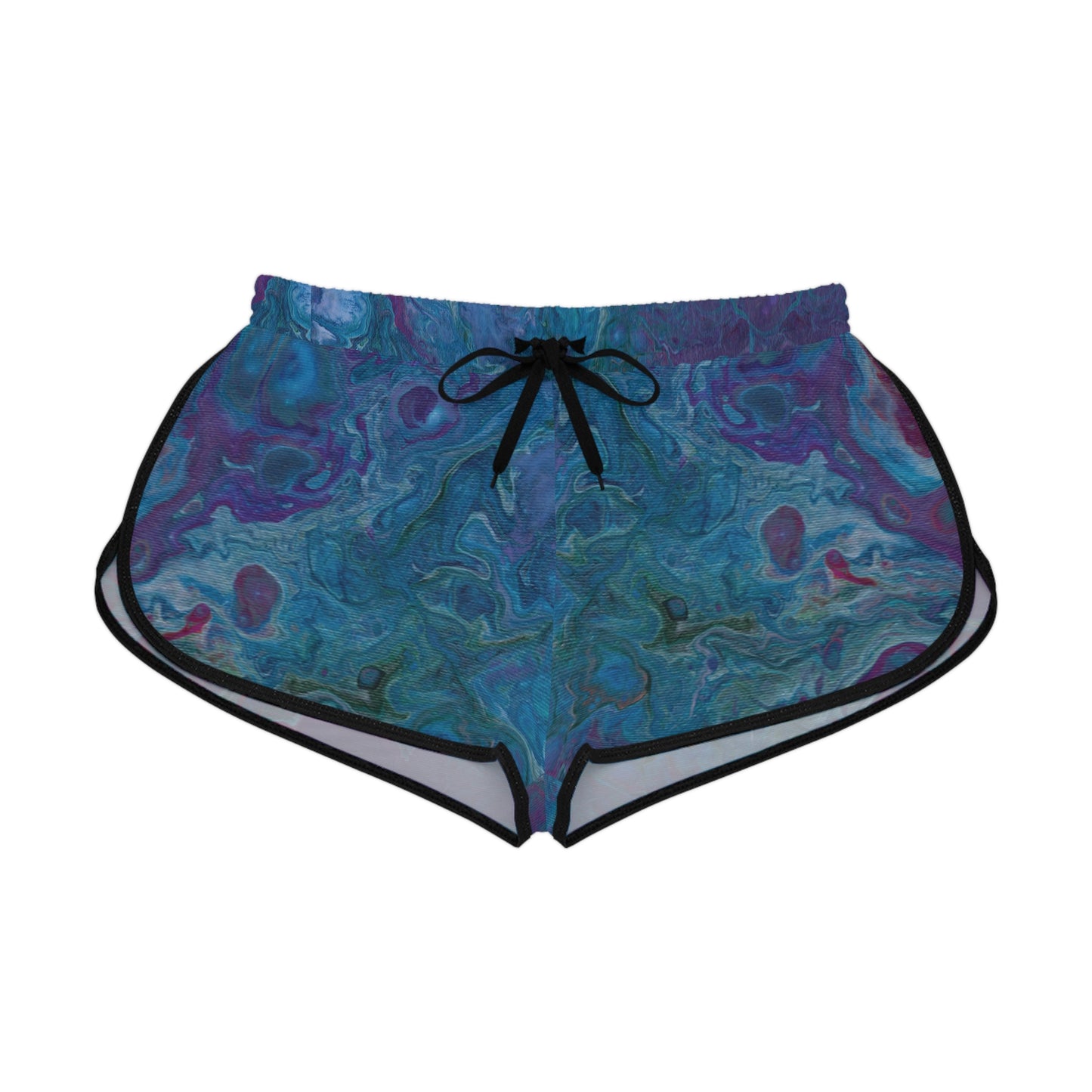 Women's Relaxed Shorts - Azure Seas
