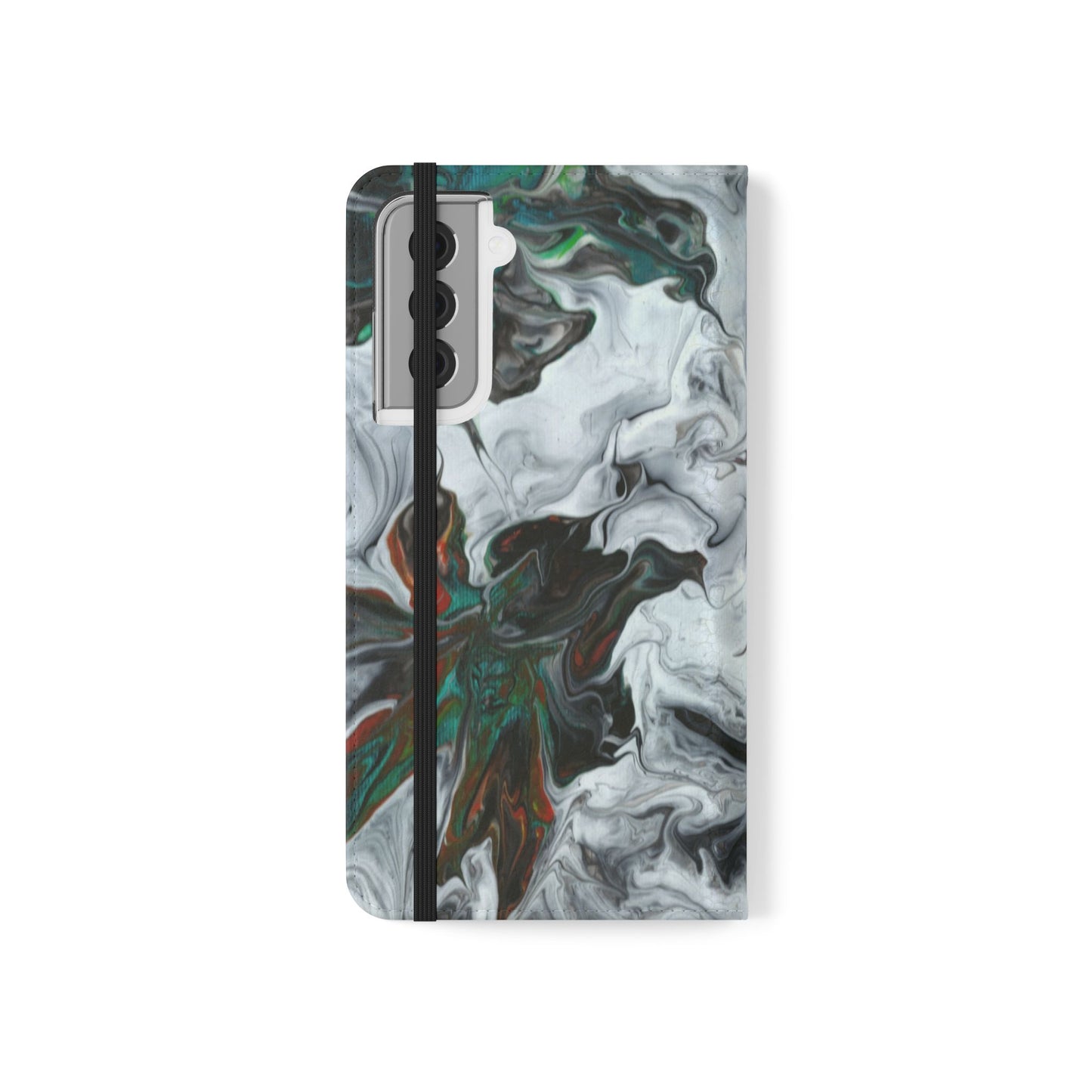 Colorful Symphony Flip Phone Case for iPhone 11 – 16 Pro, Samsung 21 – 22 Series