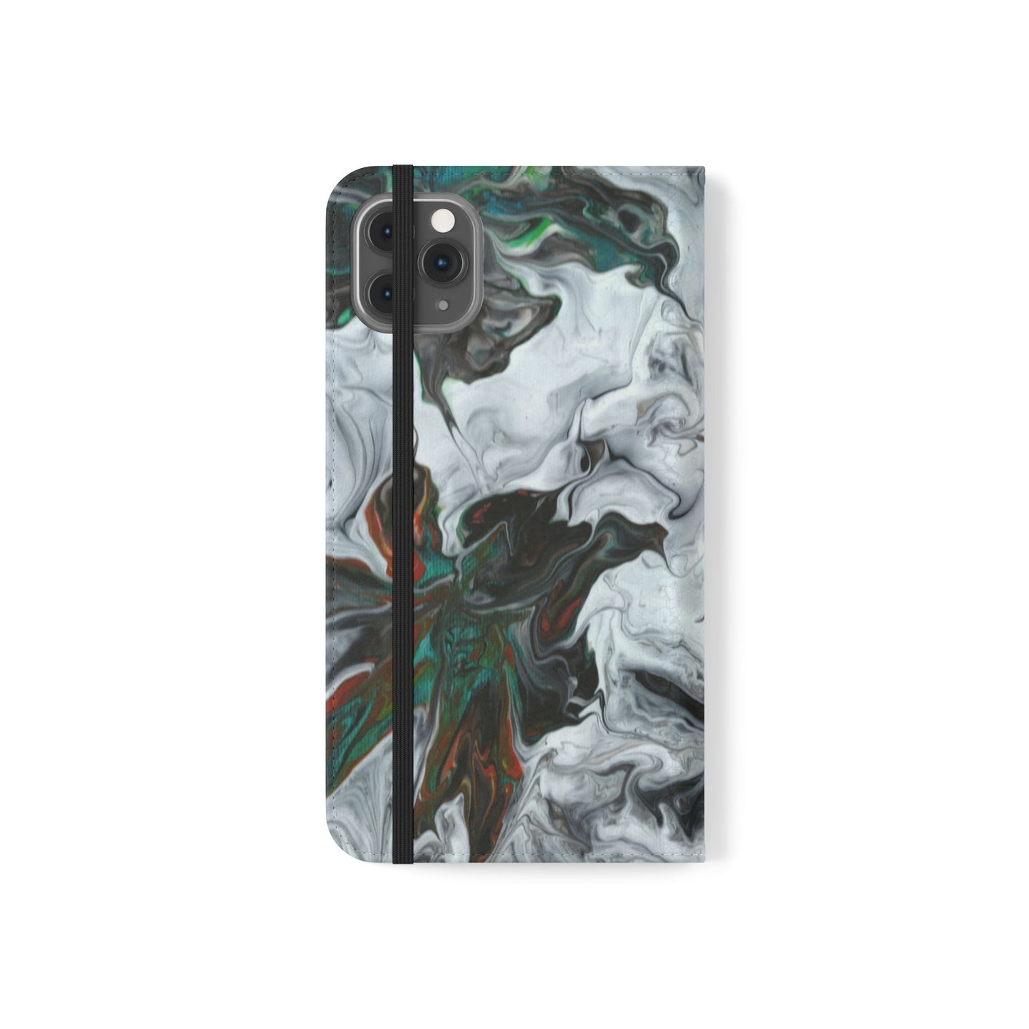 Colorful Symphony Flip Phone Case for iPhone 11 – 16 Pro, Samsung 21 – 22 Series