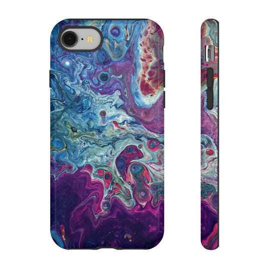 Candy Galaxy Tough Phone Case for iPhone, Samsung Galaxy, and Google Pixel devices