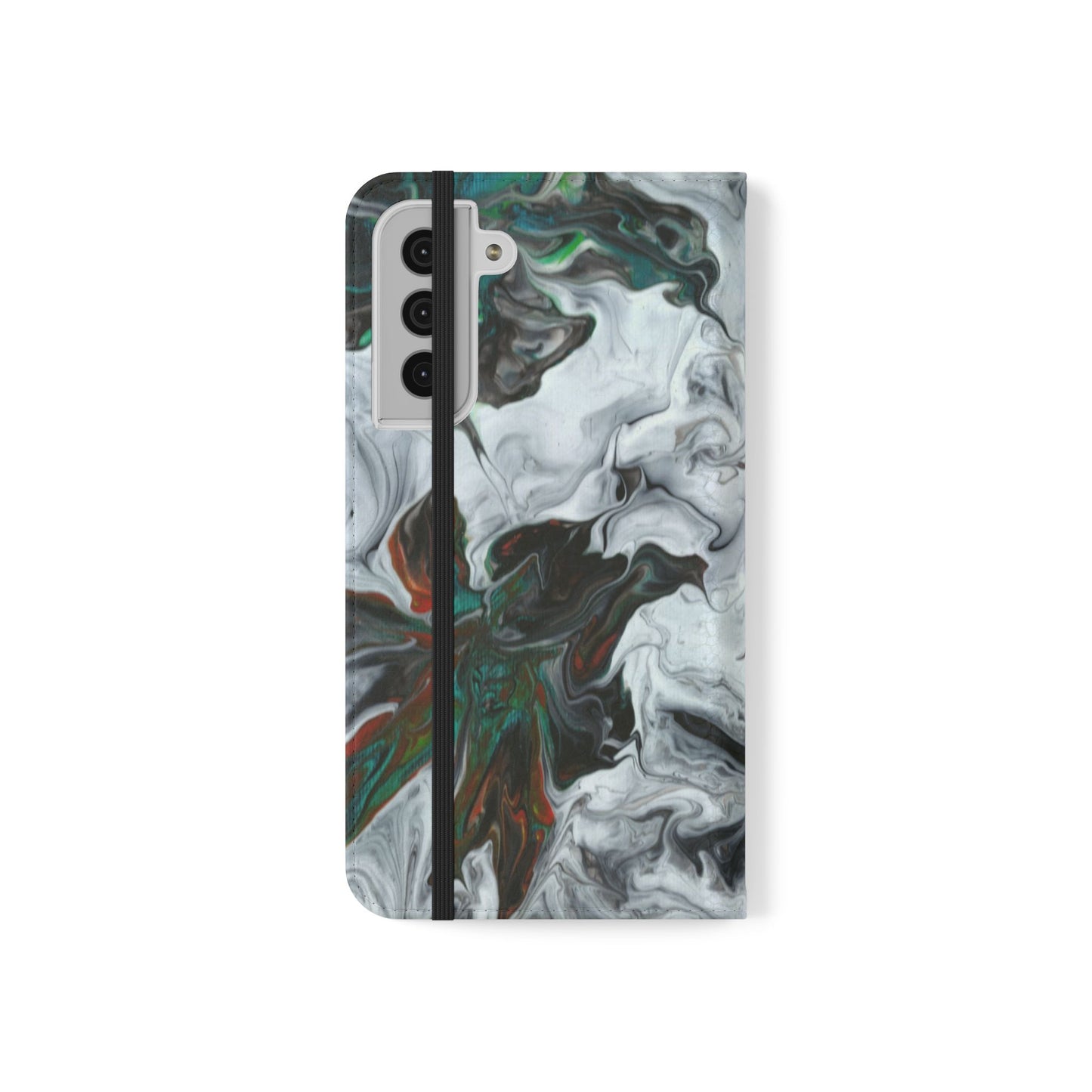 Colorful Symphony Flip Phone Case for iPhone 11 – 16 Pro, Samsung 21 – 22 Series